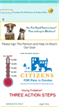 Mobile Screenshot of petsincondos.org